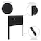 Flash Furniture Bristol Metal Tufted Upholstered Twin Size Headboard in Black Fabric HG-HB1725-T-BK-GG - alternate 9